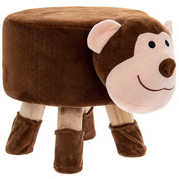 Cute Animal Footstool Monkey